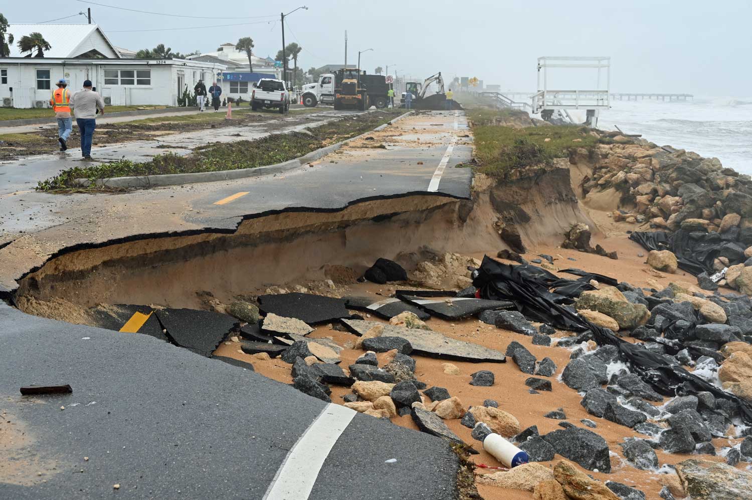 Flagel Beach Hurricane Damage